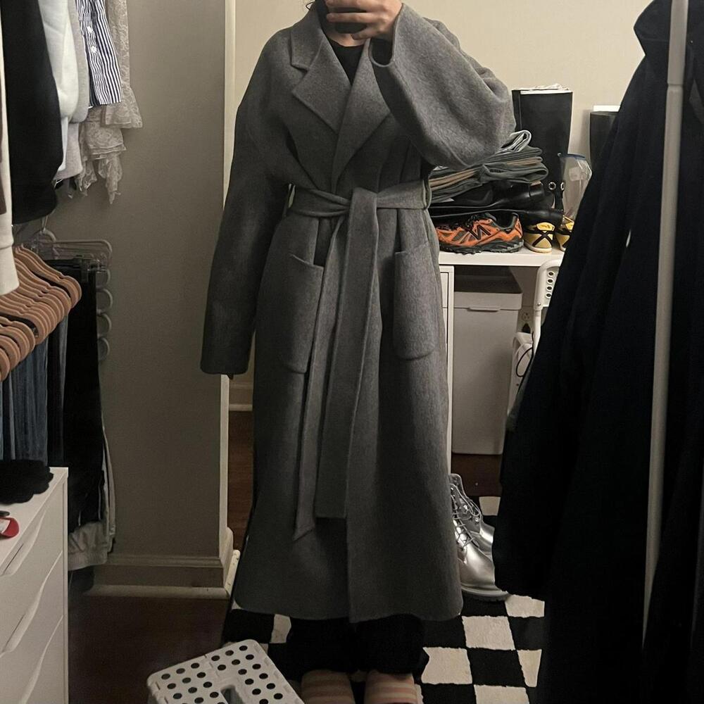 Dunst Handmade Cashmere Robe Coat - Picture 3 of 8